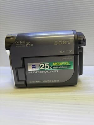 Sony NTSC 1MP MiniDV Handycam Camcorder 25x Zoom Video Transfer - VGC (DCR-HC48) - Thumbnail 4