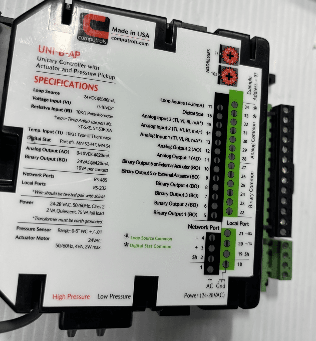 Circon VAV-332-IMV Controller, Belimo LMB24-3-T Actuator - UNTESTED - Thumbnail 2