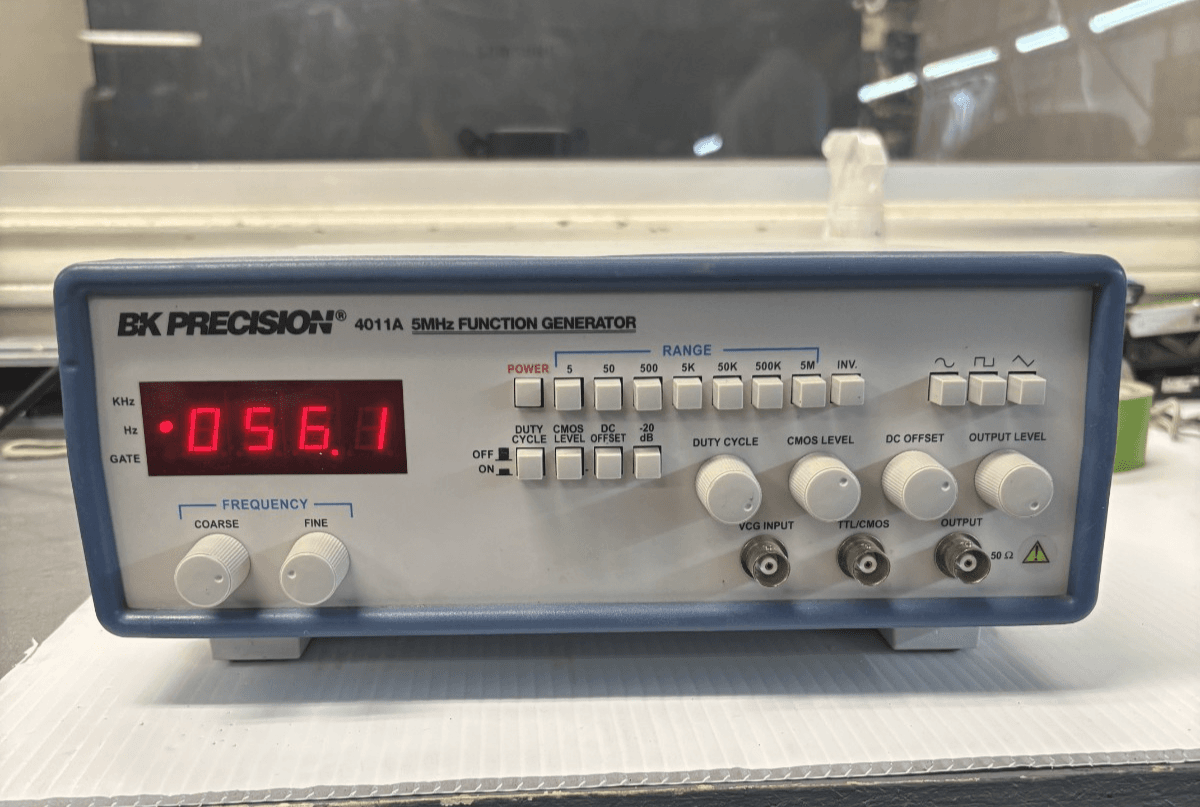 BK Precision 4011A 5MHz Function Generator turns on sold as is - Image 1