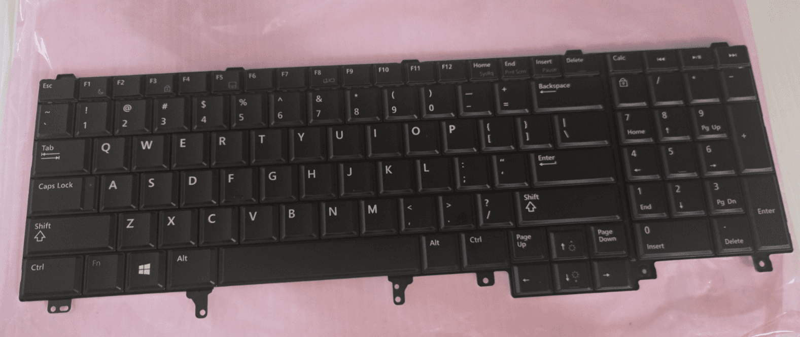 Genuine Dell Latitude E5530 - 15.6 in. Black US QWERTY Keyboard - 2FD2H 02FD2H - Image 1