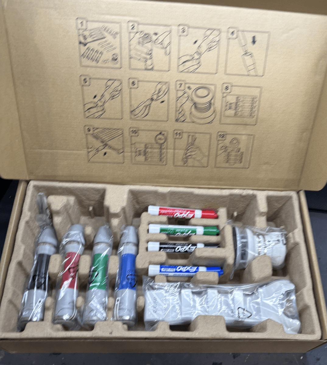 Mimio Capture ICD10-01 White Board Teaching Device with Markers & Eraser Holder - Thumbnail 2