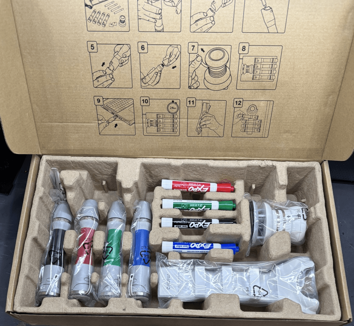 Mimio Capture ICD10-01 White Board Teaching Device with Markers & Eraser Holder - Thumbnail 3