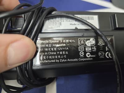 Lot of 10 Genuine Dell AX510 Ultrasharp Monitor Speaker Sound Bar + AC Adapter - Thumbnail 3