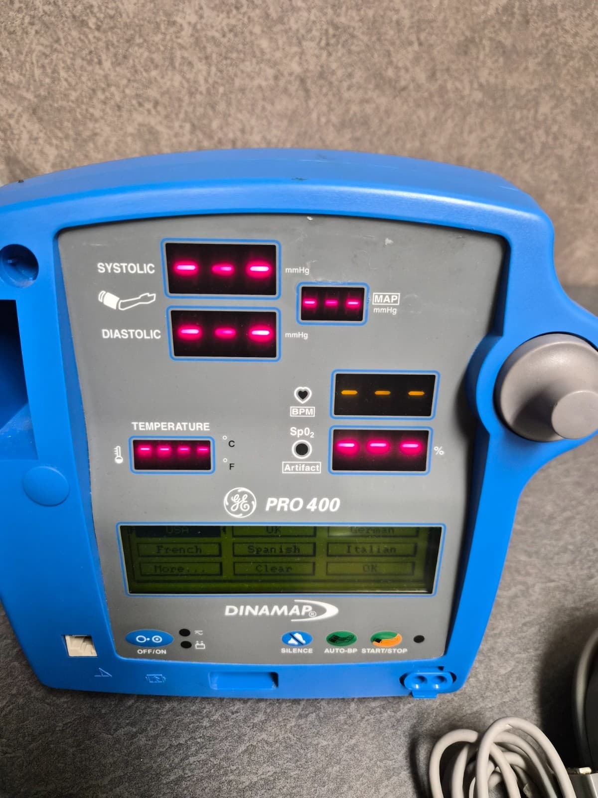 GE Dinamap Pro 400V2 Vital Signs Monitor - Image 1