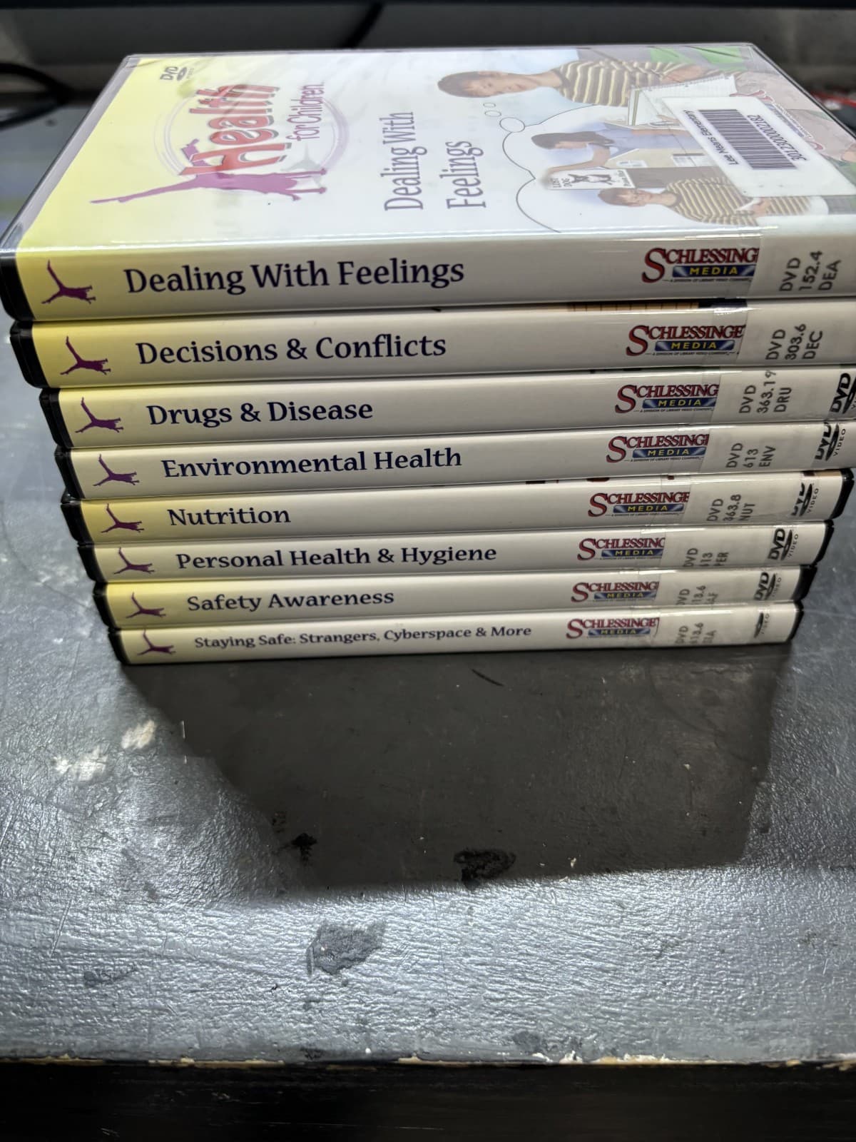 Schlessinger Media DVD Lot of 8 HEALTH For Children Homeschool - Thumbnail 2
