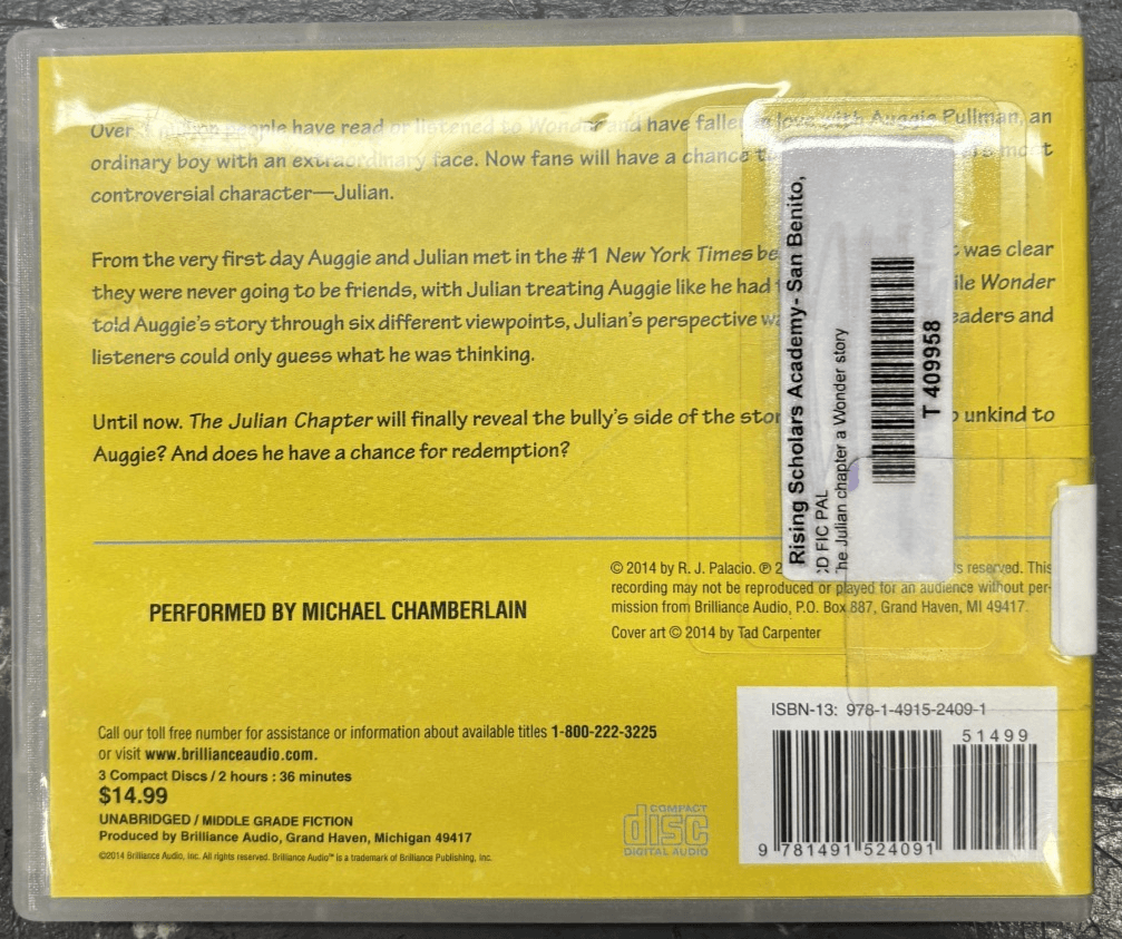 Auggie and Me audiobook with The Julian Chapter and Pluto Audiobooks - Thumbnail 3