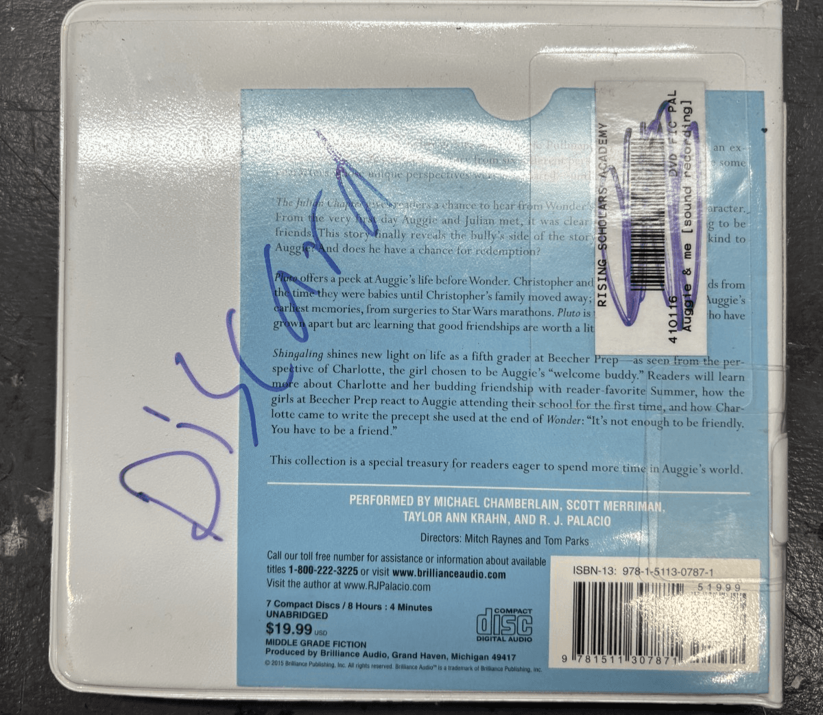 Auggie and Me audiobook with The Julian Chapter and Pluto Audiobooks - Thumbnail 7