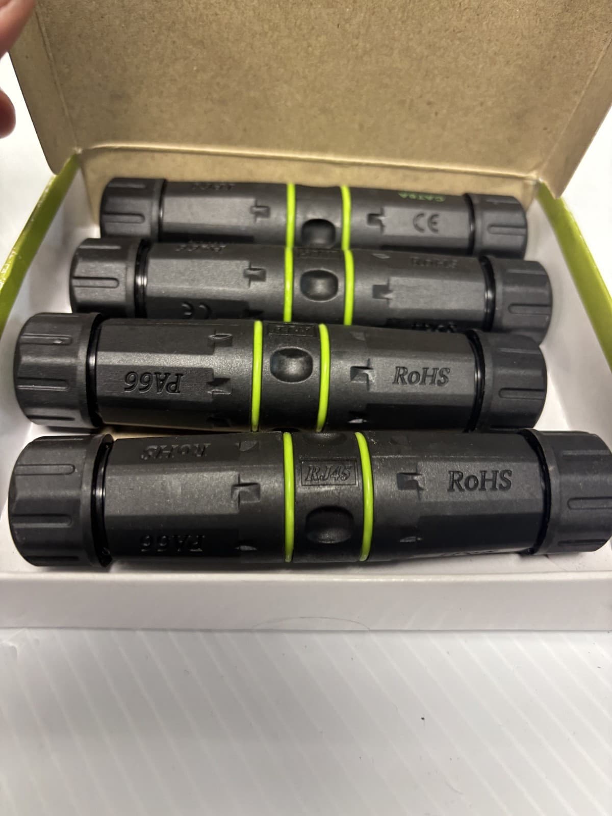 4x CAT6 RJ45 Outdoor Waterproof coupler - Thumbnail 3