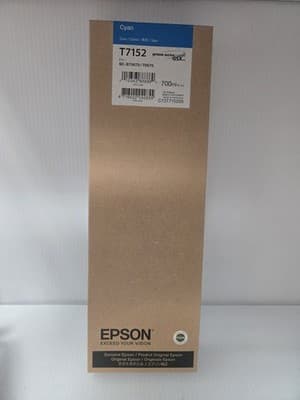 GENUINE EPSON T7152 CYAN Ink SC-S70670 350ML EXP. 10/2022 NEW SHIPS FREE! - Image 1