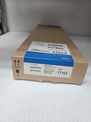 GENUINE EPSON T7152 CYAN Ink SC-S70670 350ML EXP. 10/2022 NEW SHIPS FREE! - Thumbnail 2