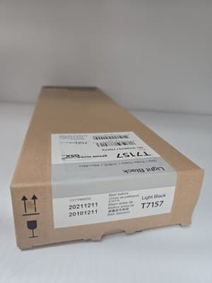 Genuine Epson Light Black 700ml Ink Cartridge T7157 Date: 2021 - Thumbnail 2