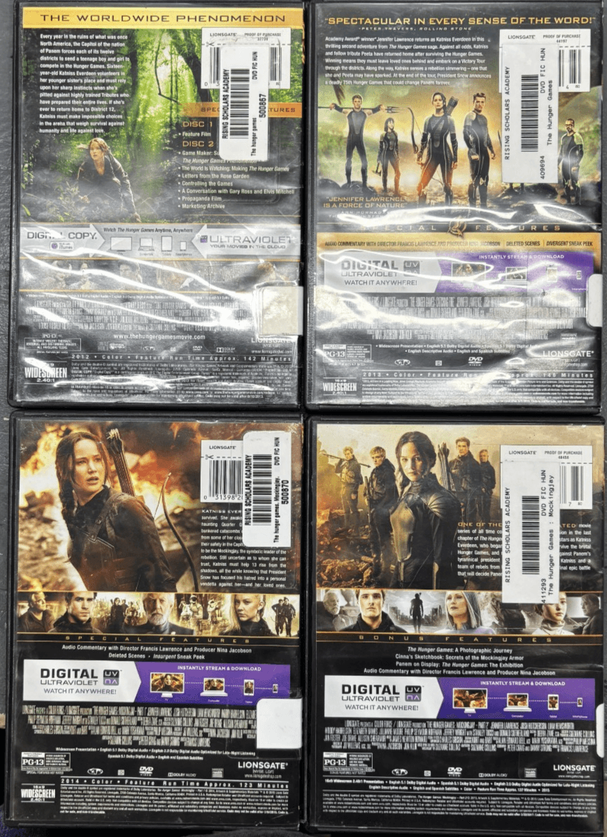 The Hunger Games: Complete 4-Film Collection DVD - Thumbnail 2