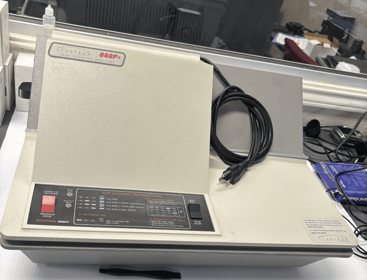 ScanTron 888P+ Electronic Test Scoring Machine As Is - Image 1