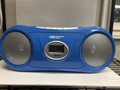 Hamilton Buhl Portable Bluetooth CD Player with Casssette Recorder and FM Radio - Thumbnail 2