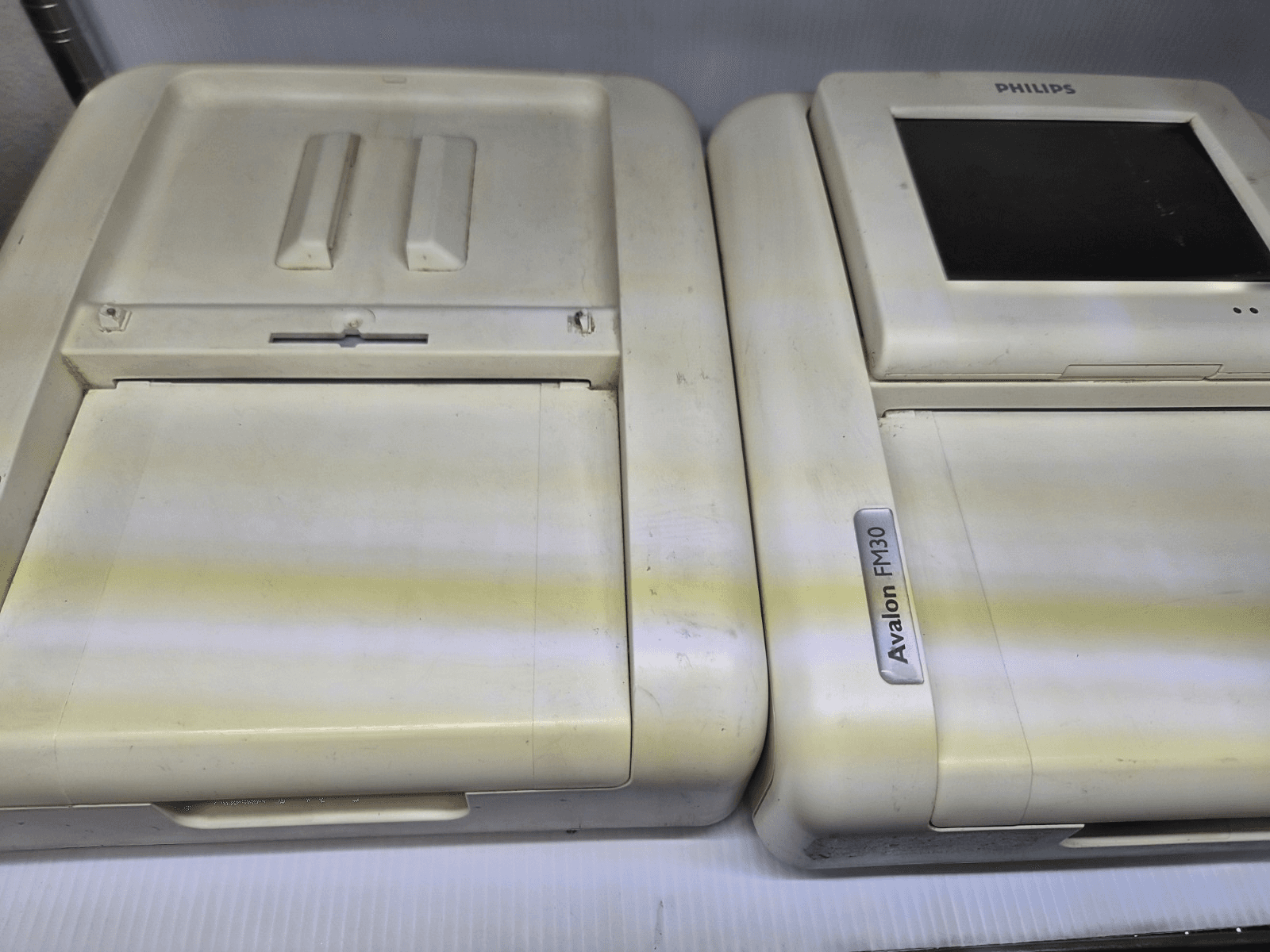 Lot of 2 Philips Avalon FM30 Fetal Monitor for Parts - Image 1