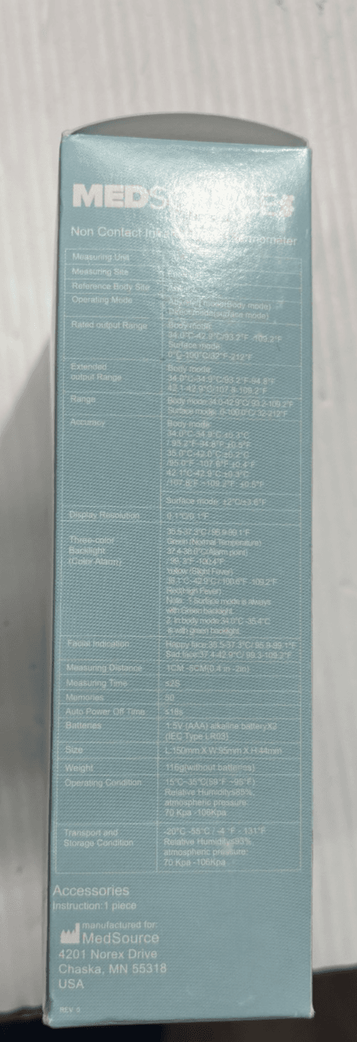 Medsource Touchless Infrared ms-131002 - Thumbnail 3