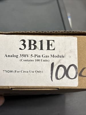 New In Box Circa Telecom 3B1E 100 Unit Analog 350V 5-Pin Gas Modules - Thumbnail 4