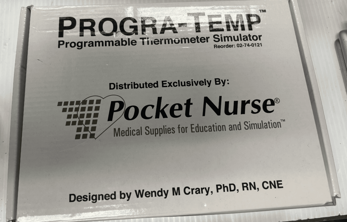 Pocket Nurse Progra-Temp Simulated Thermometer Education Simulation - Image 1
