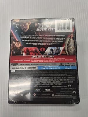 SNAKE EYES STEELBOOK 4K ULTRA HD & BLU RAY 2021 NEW BEST BUY G.I. JOE - Thumbnail 2