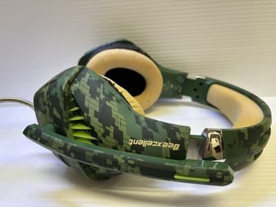 Beexcellent Pro Gaming Headset GM-500 Camo LARGE - Thumbnail 3