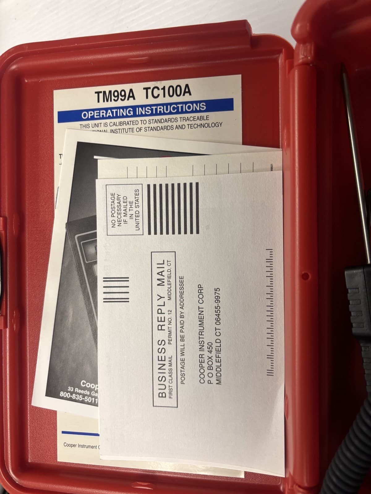 Cooper-Atkins TM99A Digital Thermometer - Black - Thumbnail 3