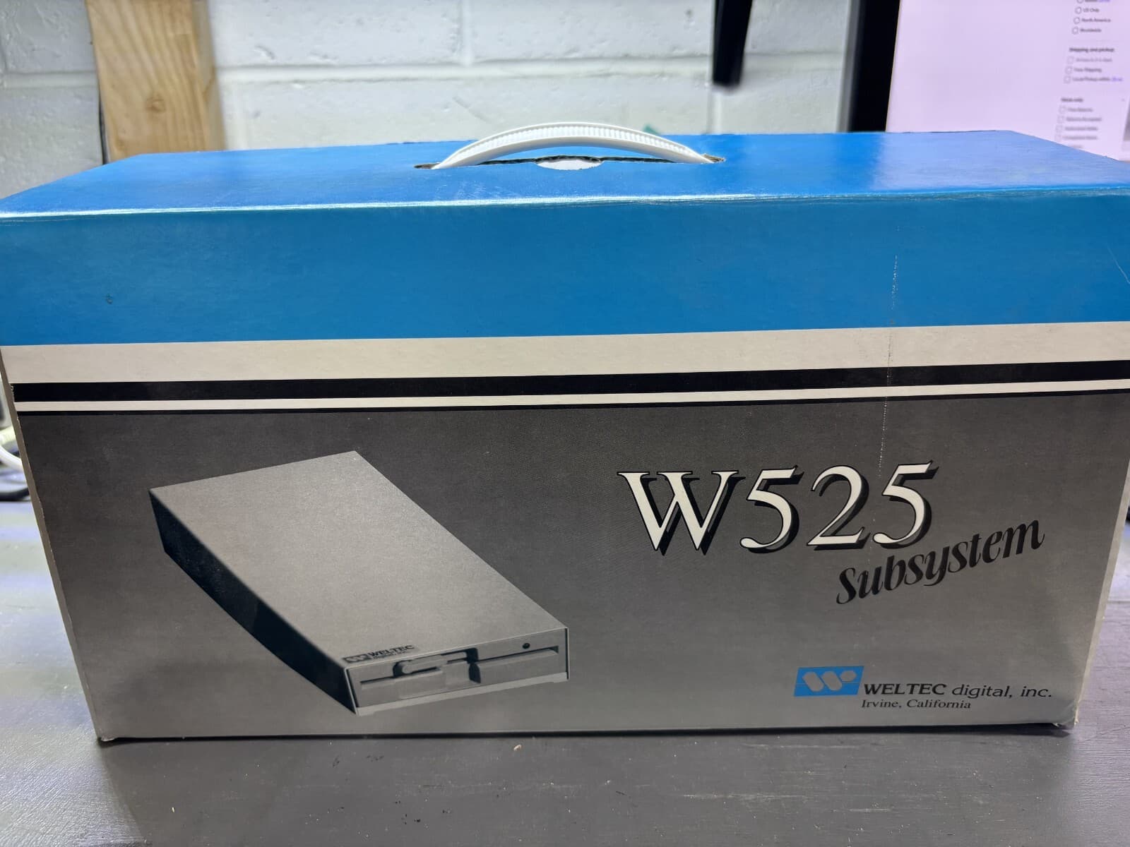 Weltec W525 3.5 Floppy Subsystem NEW IN BOX!!! RELIC! 1990!!! - Image 1