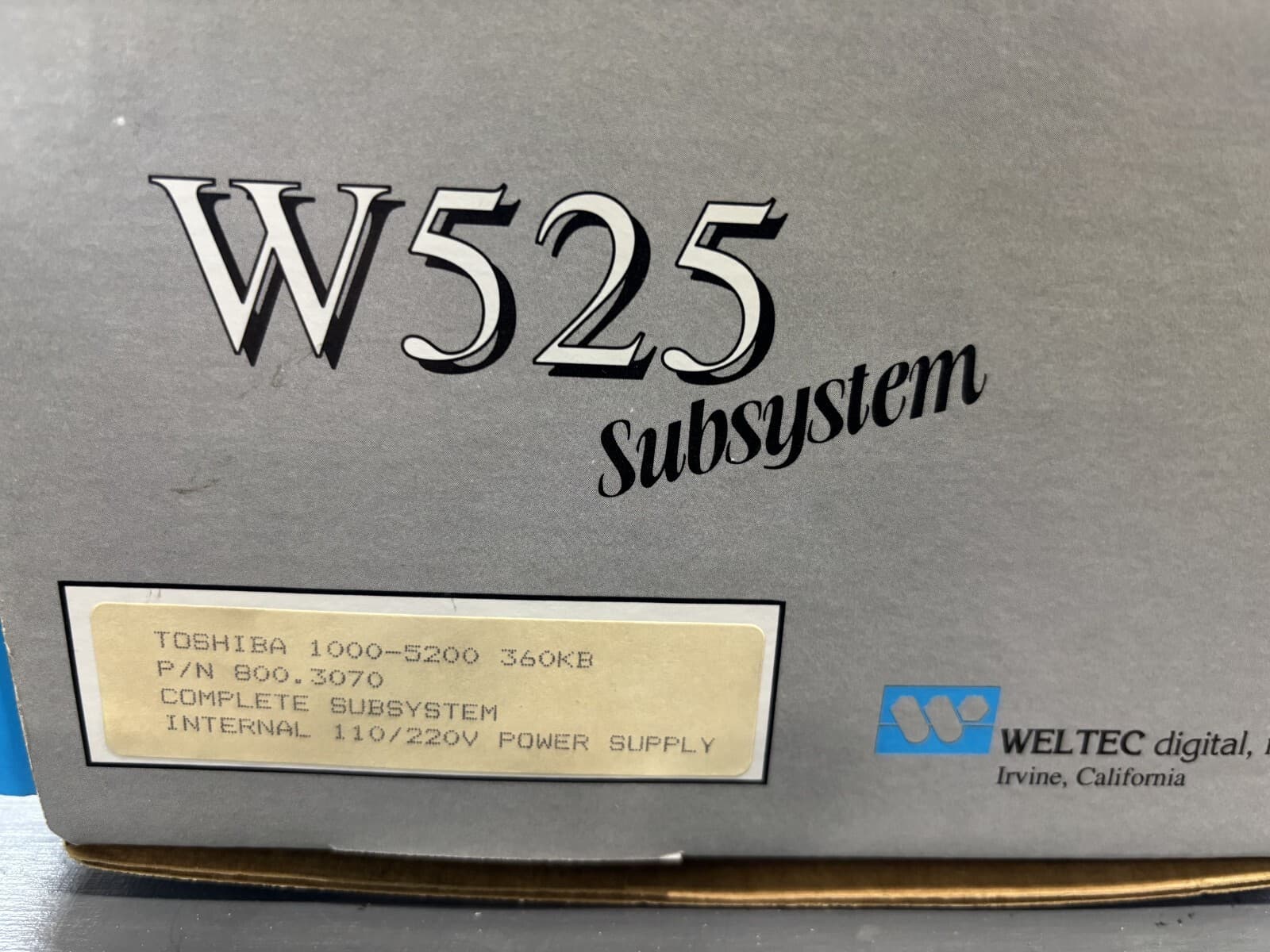 Weltec W525 3.5 Floppy Subsystem NEW IN BOX!!! RELIC! 1990!!! - Thumbnail 2
