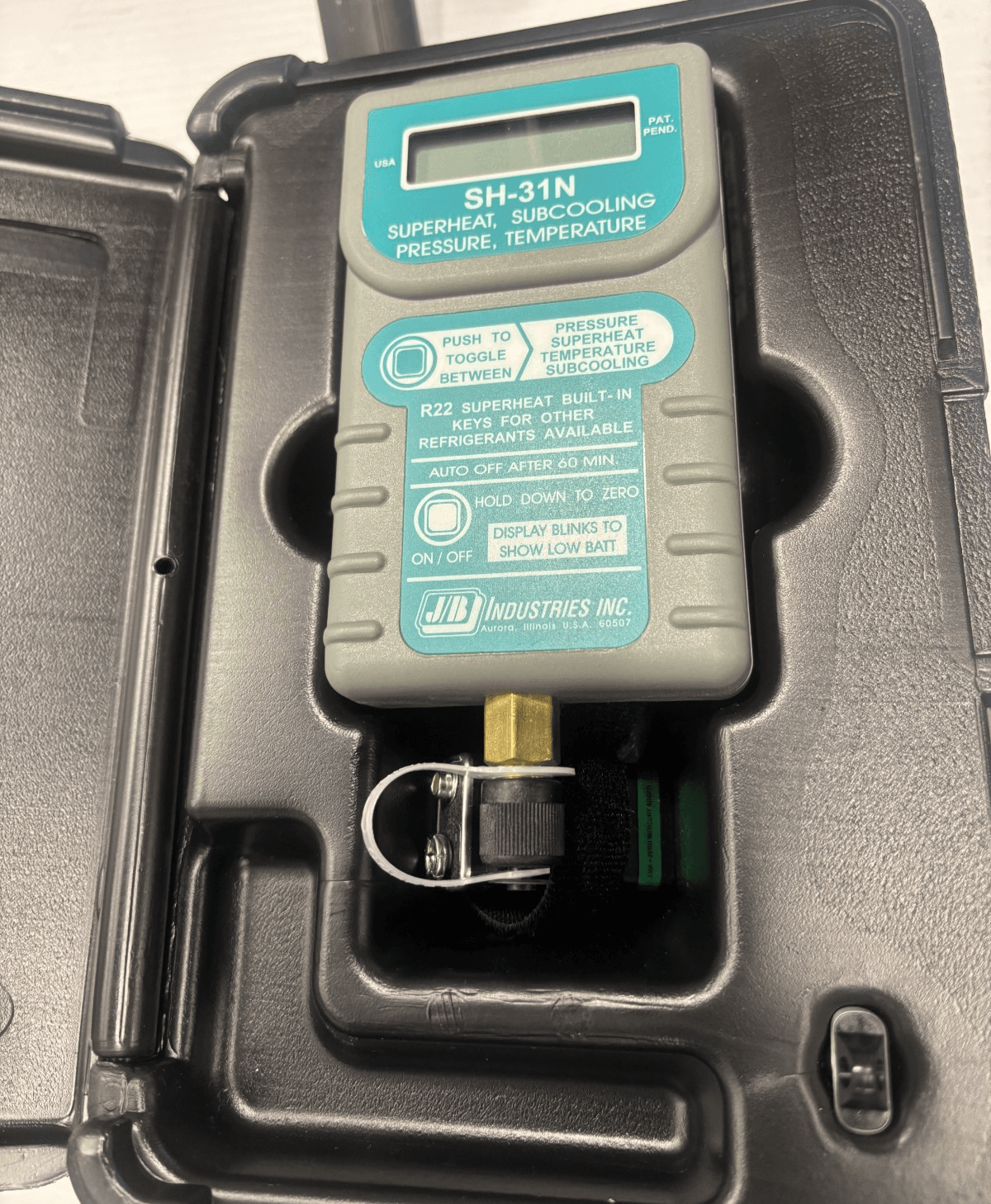 JB Industries SH-35N Superheat-Subcooling Pressure/Temperature Gauge EUC - Image 1