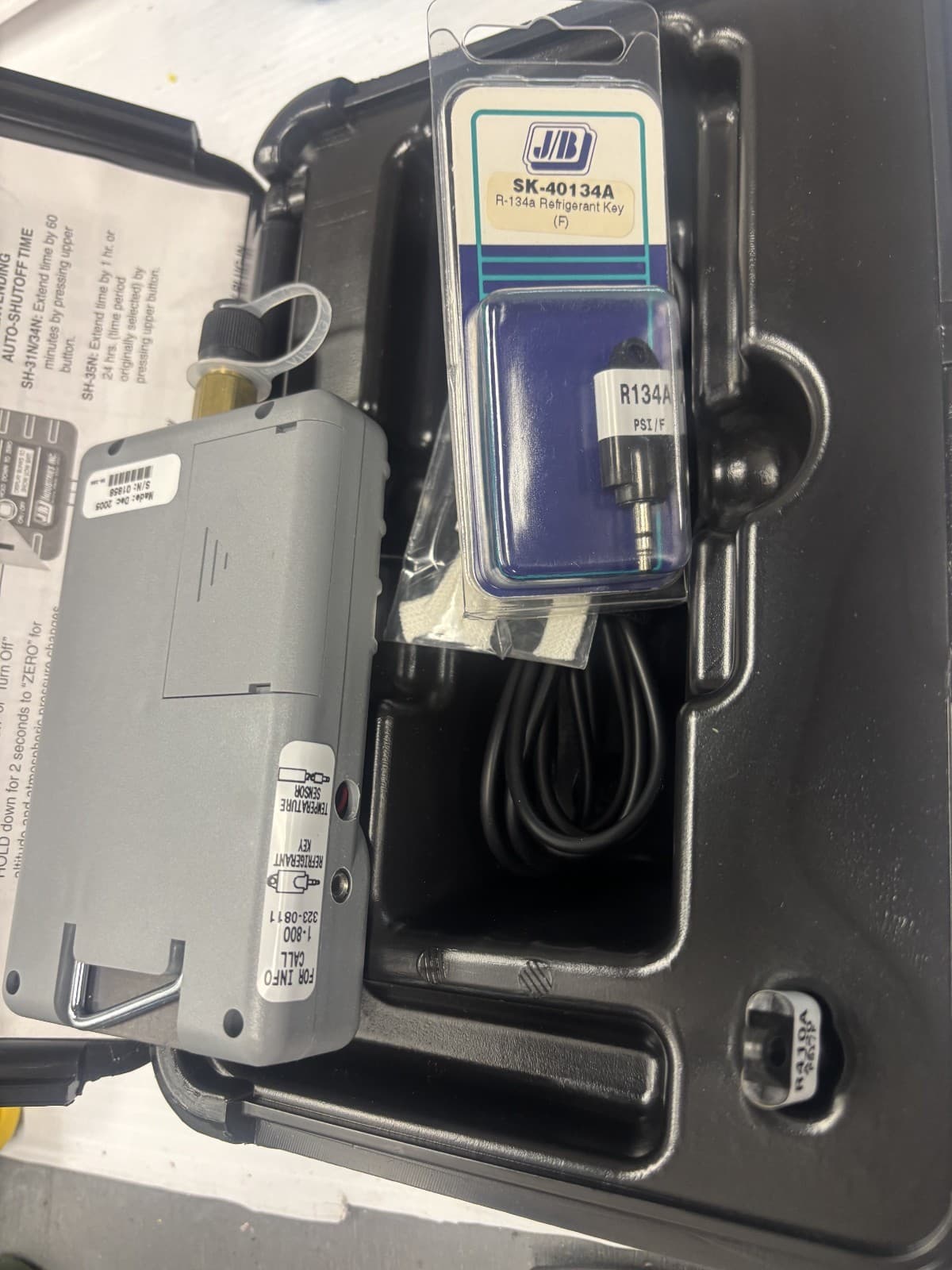 JB Industries SH-35N Superheat-Subcooling Pressure/Temperature Gauge EUC - Thumbnail 4