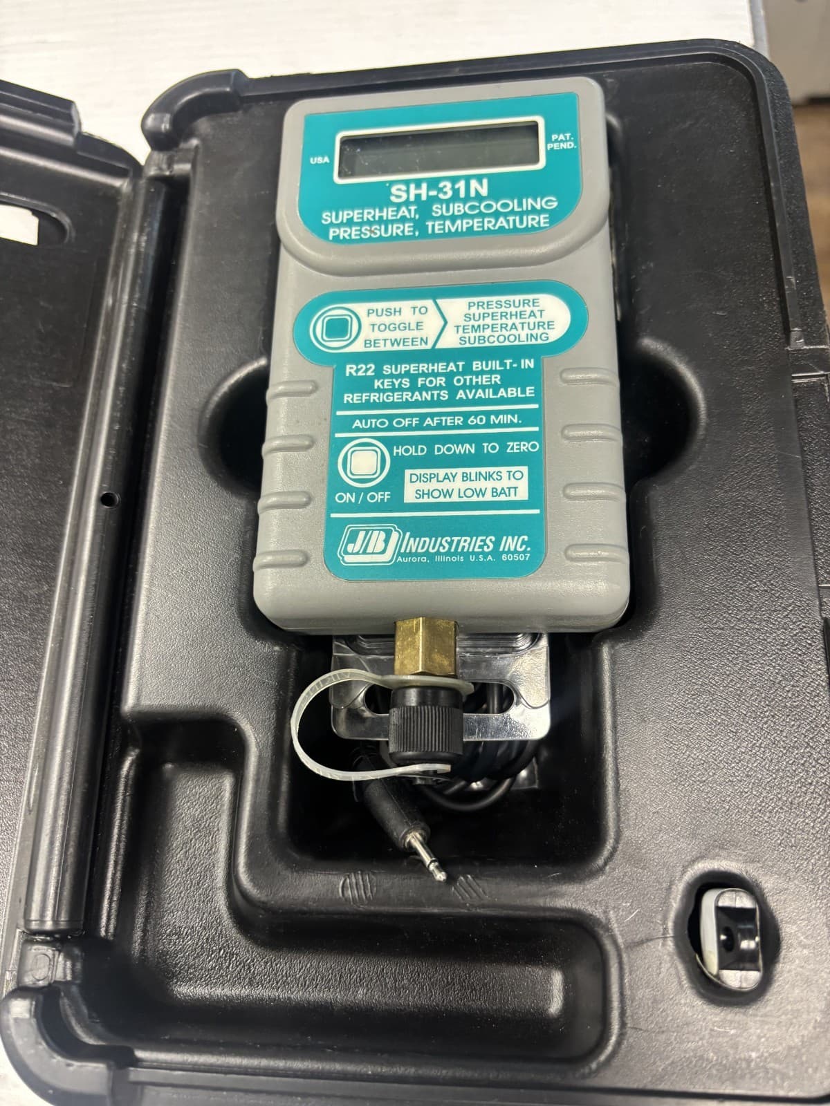 JB Industries SH-35N Superheat-Subcooling Pressure/Temperature Gauge EUC - Image 1