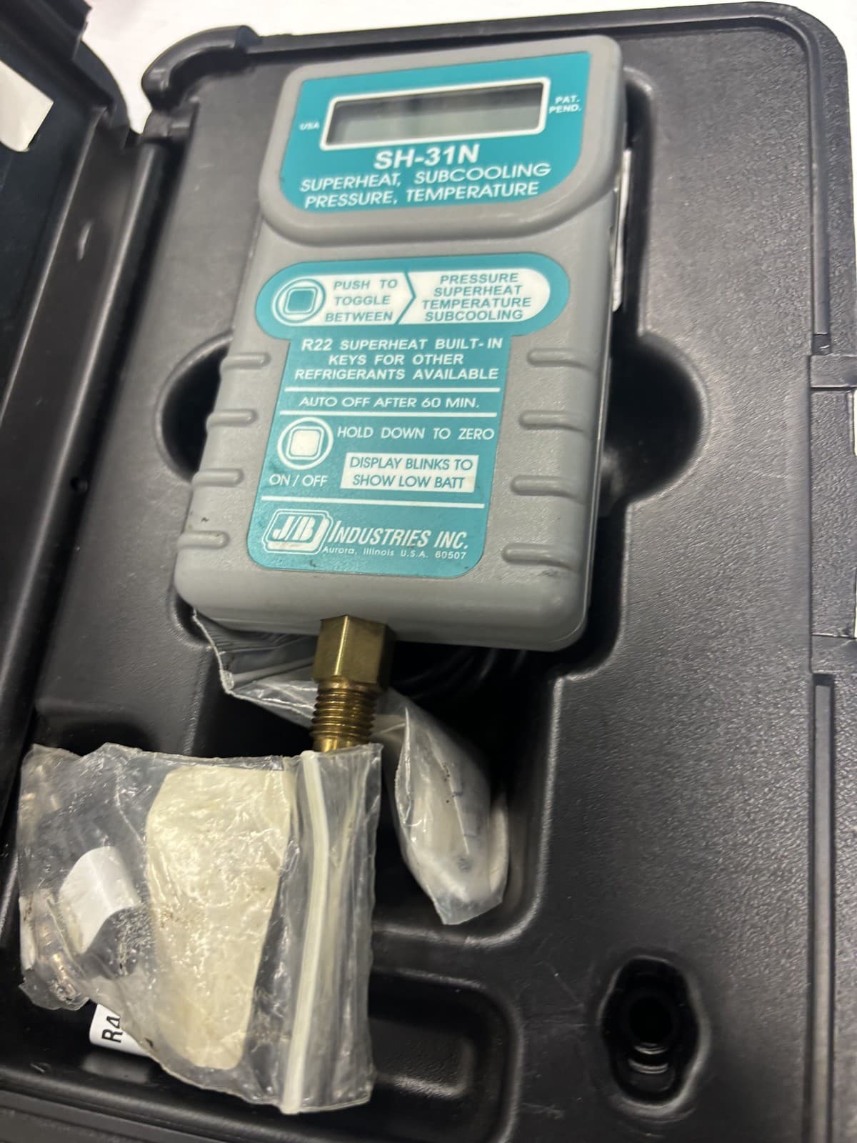 JB Industries SH-35N Superheat-Subcooling Pressure/Temperature Gauge EUC - Thumbnail 3