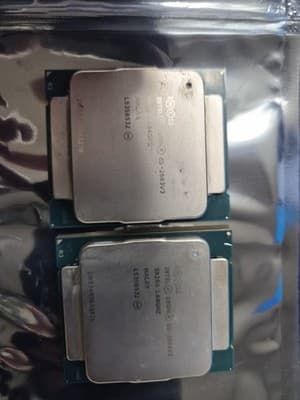 2-Intel Xeon E5-2603 V3 SR20A 6 Core 1.6GHz LGA2011-3 CPU Processor Pair - Image 1
