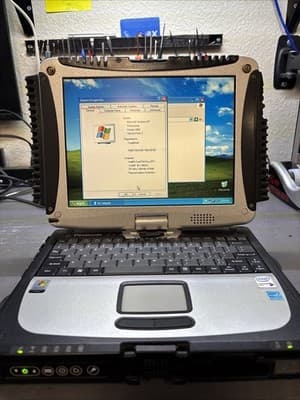 Panasonic ToughBook CF-19 Windows XP Intel Duo u2400 500mb ram - Image 1