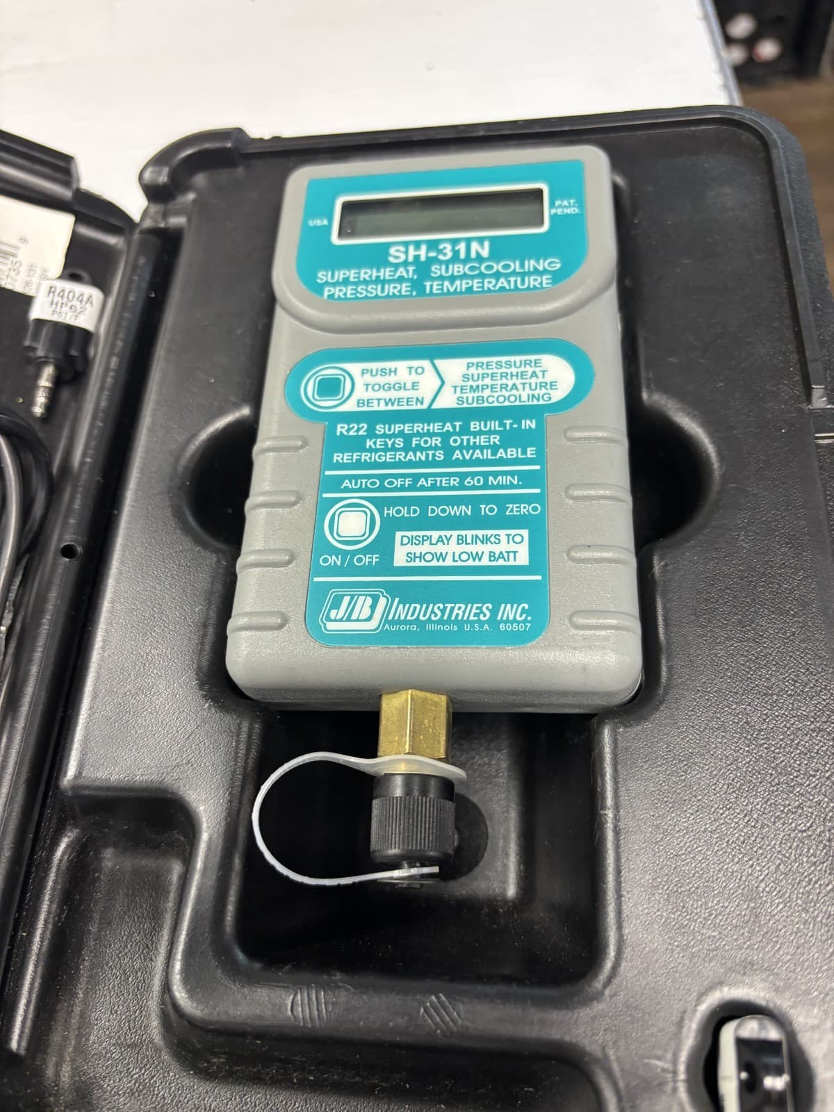 JB Industries SH-35N Superheat-Subcooling Pressure/Temperature Gauge EUC - Thumbnail 2