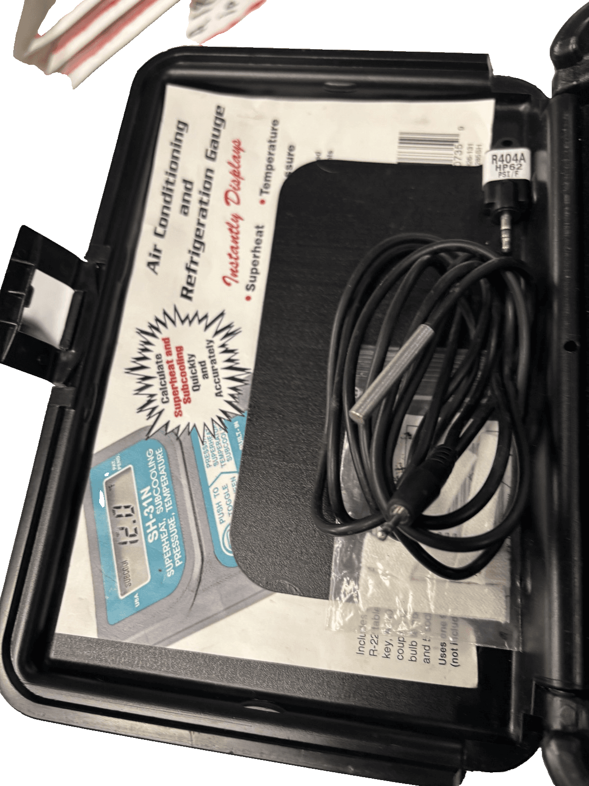 JB Industries SH-35N Superheat-Subcooling Pressure/Temperature Gauge EUC - Thumbnail 3