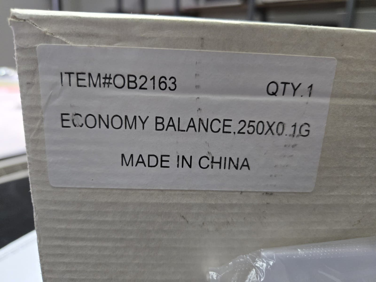 Flinn Scientific Electronic Balance, Economy, 250 g × 0.1 g - Thumbnail 3