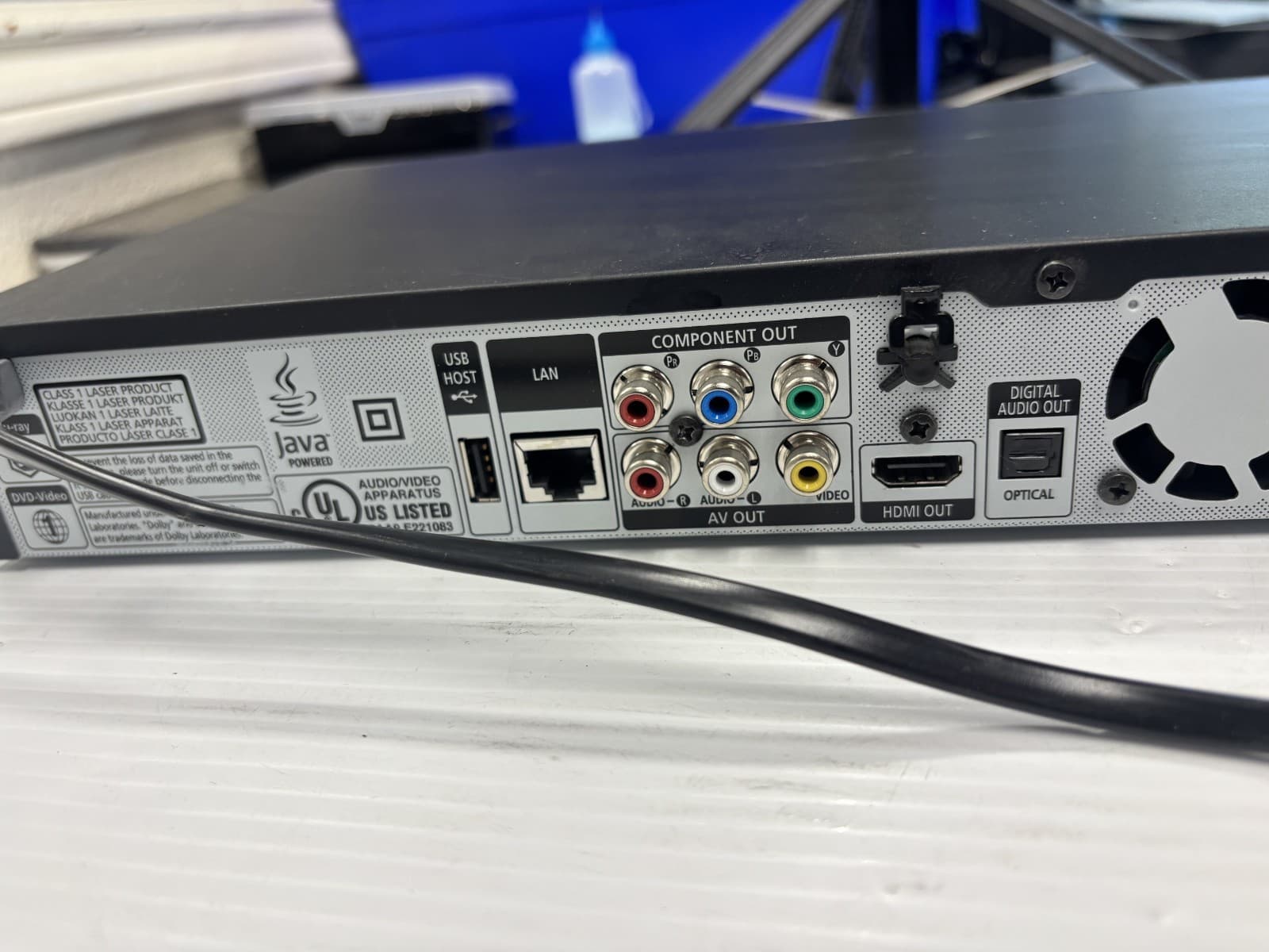 Samsung BD-P1600 Blu-Ray Player TESTED NO REMOTE - Thumbnail 5