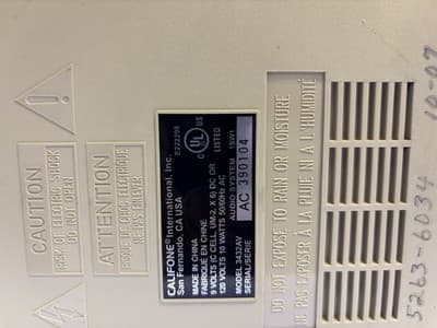 Vintage Califone 3432AV Full Auto Stop Cassette Player Recorder Tested/Working. - Thumbnail 6