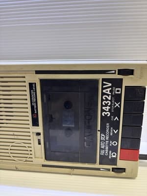 Vintage Califone 3432AV Full Auto Stop Cassette Player Recorder Tested/Working. - Thumbnail 2