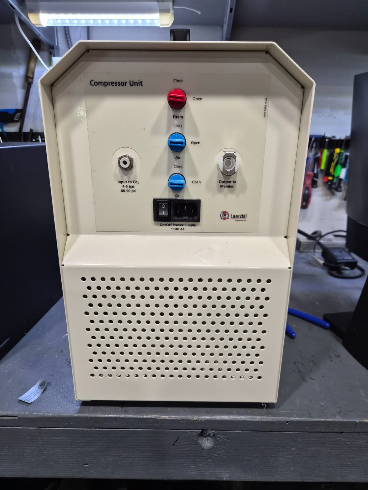 Laerdal DSS 110-2 Air compressor Unit for manikin simulator - Image 1