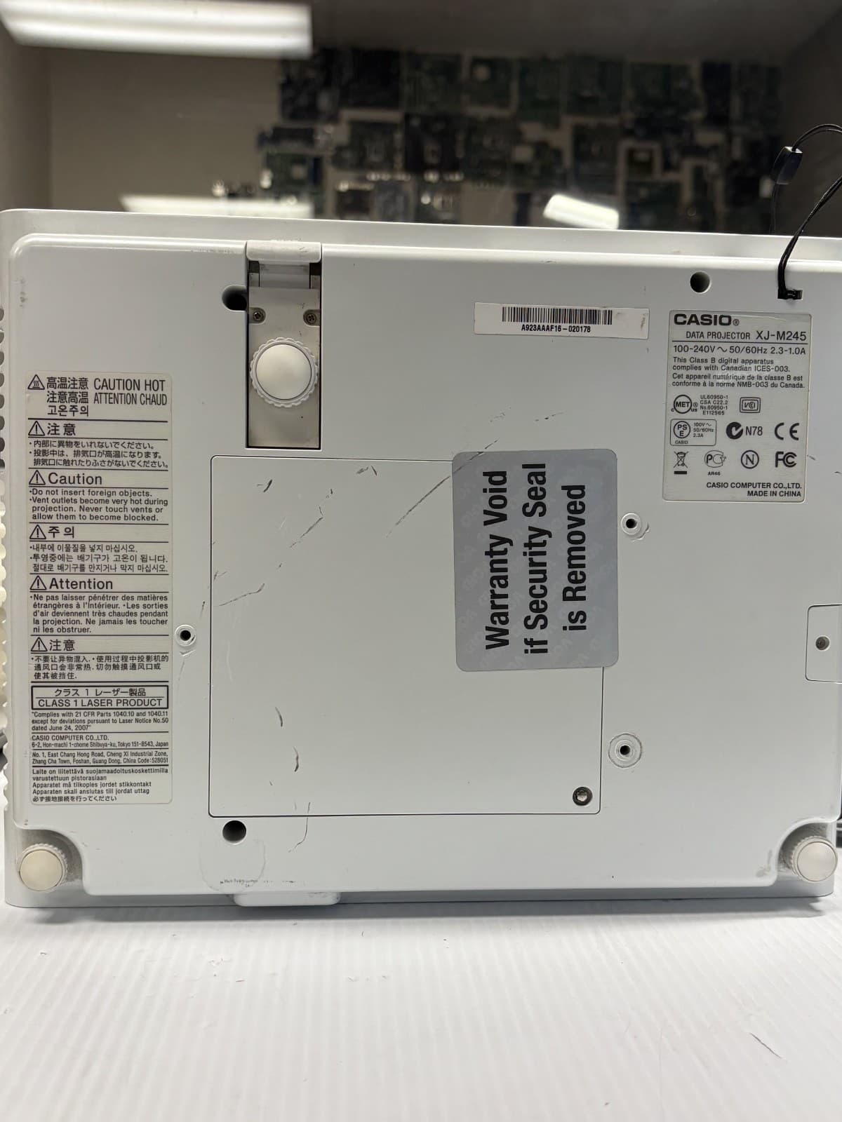 Casio XJ-M245 Data Projector 5,821 hours - Thumbnail 4