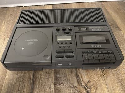 EIKI 8080 Stereo CD Player USB Cassette Tape Recorder / FOR PARTS/AS IS tested - Image 1