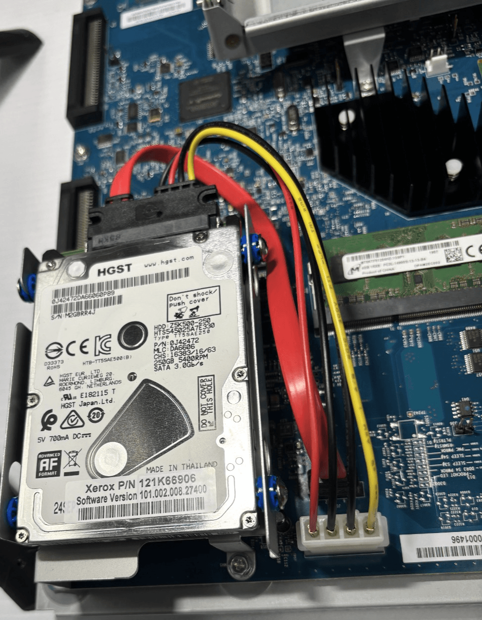 XEROX 961K07092-849001985 101K83441-849001985 Board w/ 250GB HDD 8GB RAM - Thumbnail 2