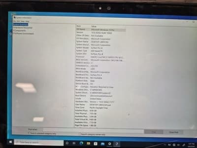 Microsoft Surface Pro 4 1724 12.3" i7-6650U 2.2GHz 8GB RAM 256GB SSD ** Cracked - Thumbnail 2