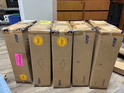 Lot Of 5 AverMedia AverVision Document Camera Projectors CP135, CP155 x2, CP300 - Thumbnail 7