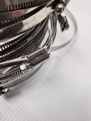 18 x Hose Clamp General Purpose SAE #152 (2"-10") Screw: Carbon Steel Zinc - Thumbnail 2