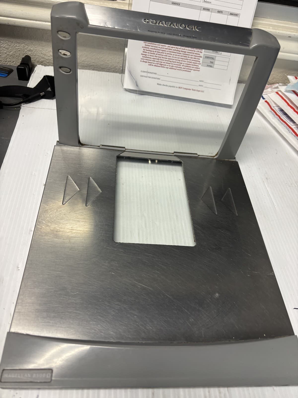 Datalogic Magellan 8500 Top Plate - Image 1