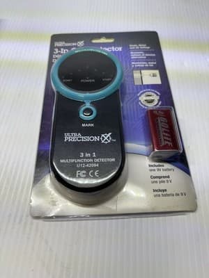 2 NEW Stud Wood Metal Scanner Electric Detector AC Voltage Live Wire Finder Wall - Thumbnail 4