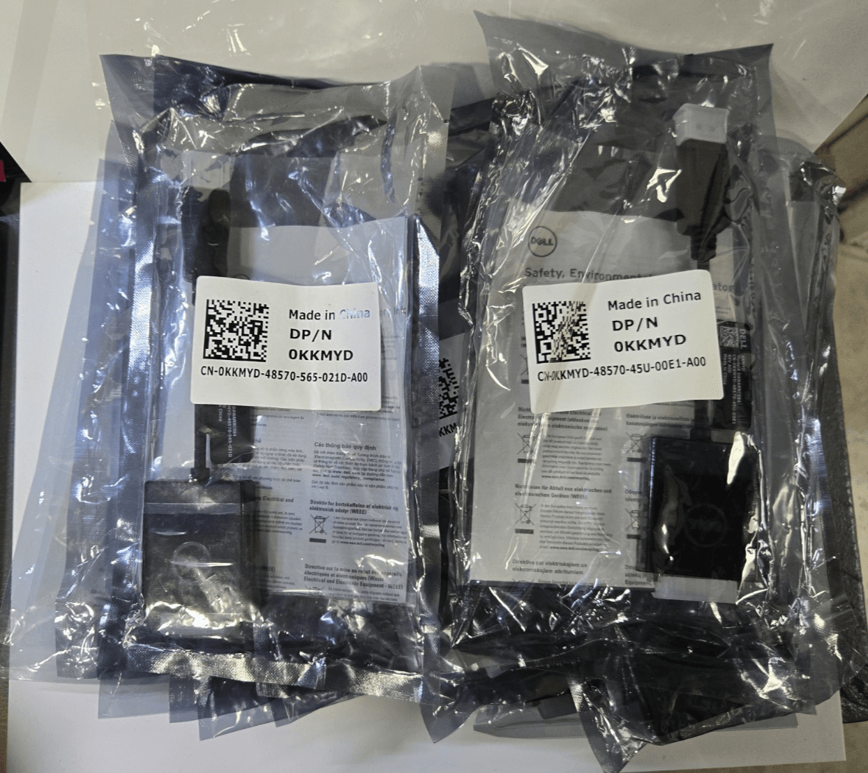 Lot of 20 Dell OKKMYD DisplayPort to DVI Adapter Cables - Image 1