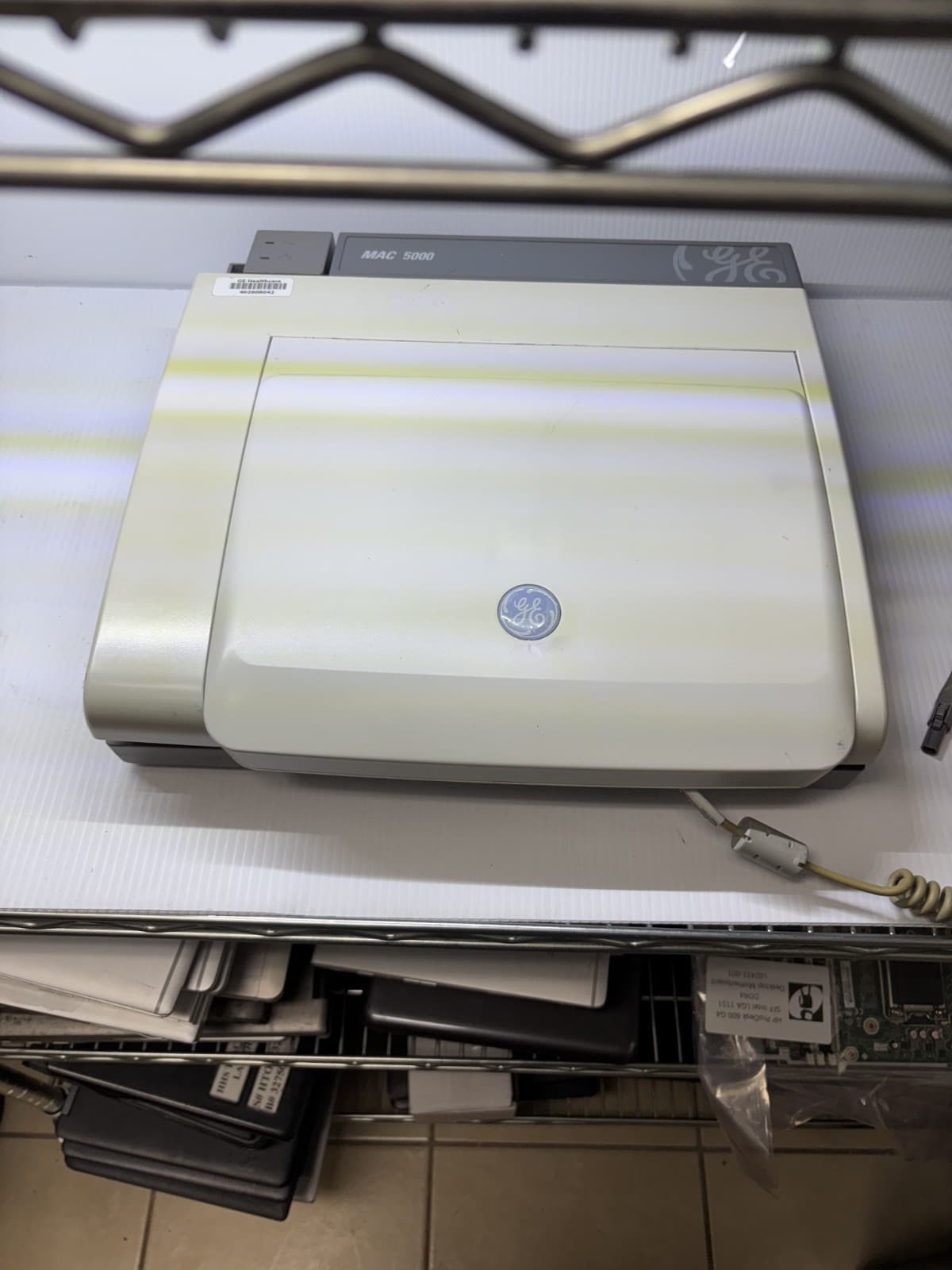 GE Healthcare MAC 5500 HD ECG for Parts - Image 1